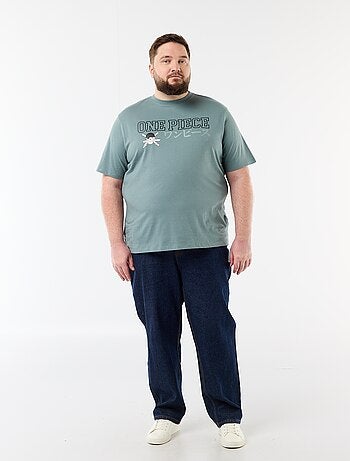 T-shirt 'One Piece' met korte mouwen