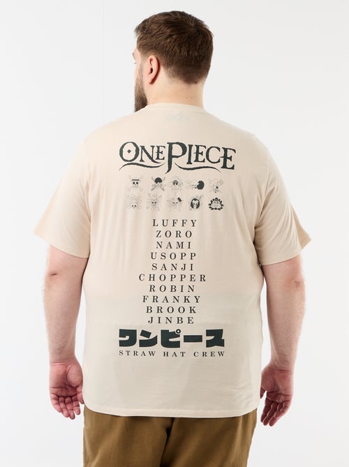 T-shirt 'One Piece' met korte mouwen - Kiabi