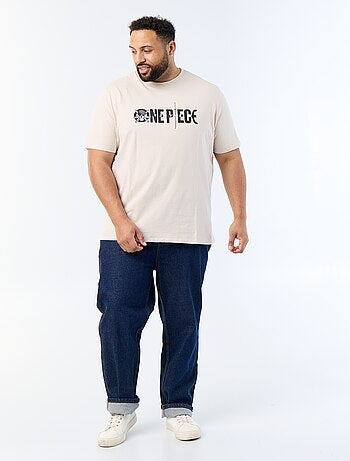 T-shirt 'One Piece' met korte mouwen