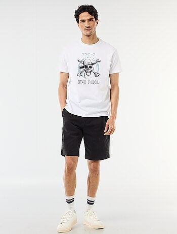T-shirt 'One Piece' met korte mouwen