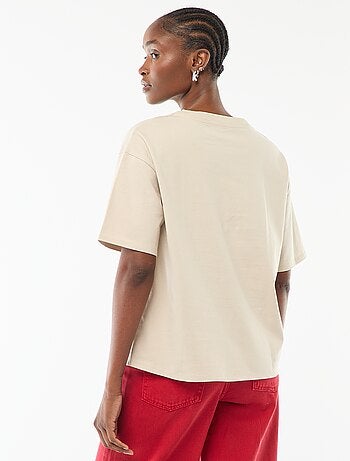 T-shirt oversize à col rond