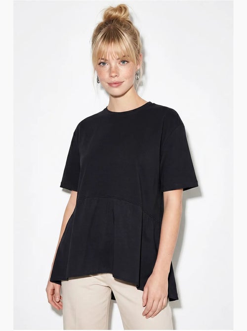 T-shirt oversize à col rond lucci - Kiabi