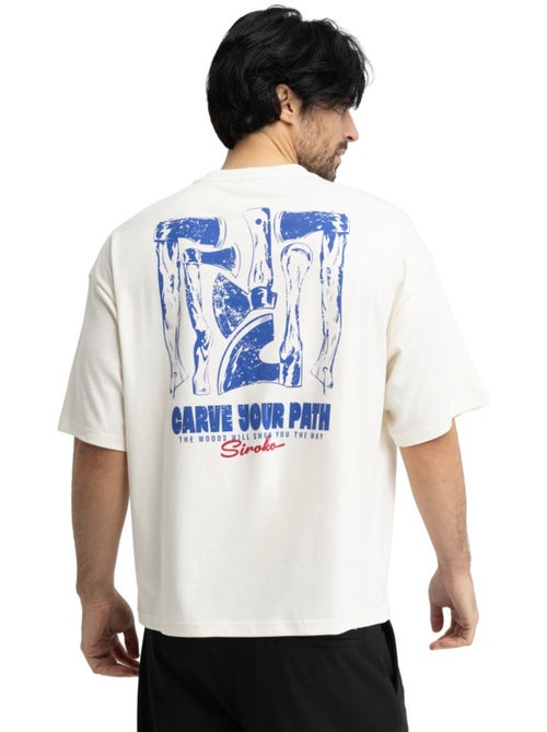 T-shirt oversize à manches courtes homme homme grama - Kiabi T-shirt oversize à manches courtes homme homme grama - Kiabi