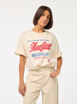 T-shirt oversize avec imprimé
