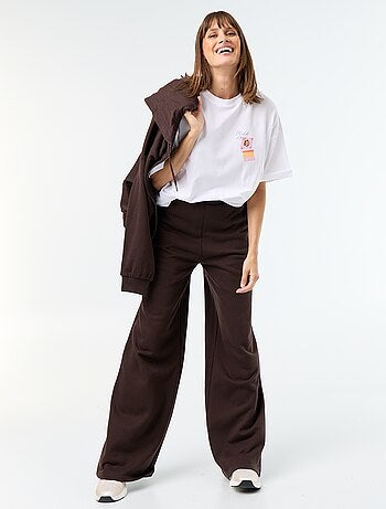 T-shirt oversize avec print au dos