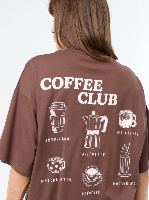 T-shirt oversize avec print au dos - Kiabi T-shirt oversize avec print au dos - Kiabi