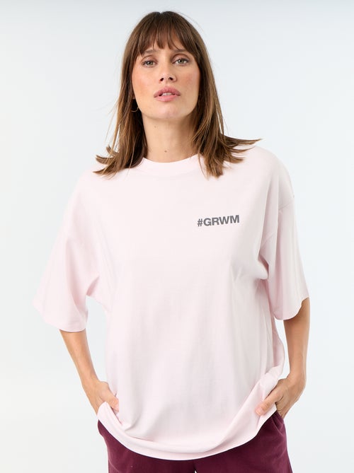 T-shirt oversize avec print au dos - Kiabi T-shirt oversize avec print au dos - Kiabi