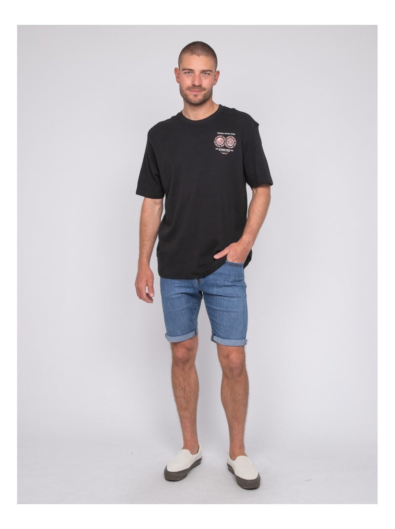 T-shirt oversize coton motifs naraditi Noir - Kiabi