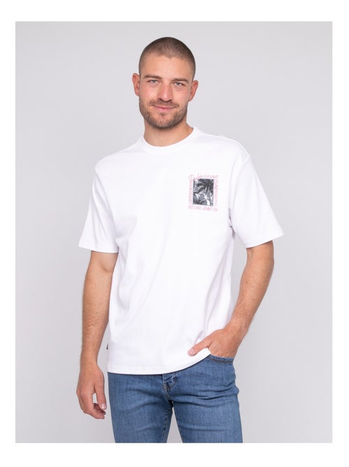 T-shirt oversize coton motifs nobora - Kiabi
