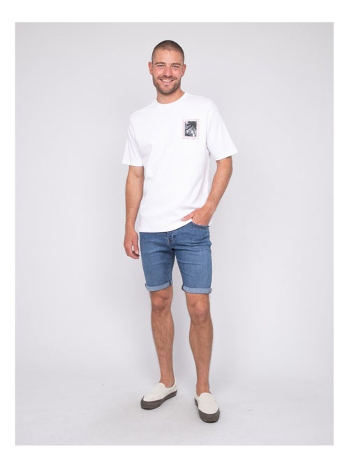 T-shirt oversize coton motifs nobora - Kiabi