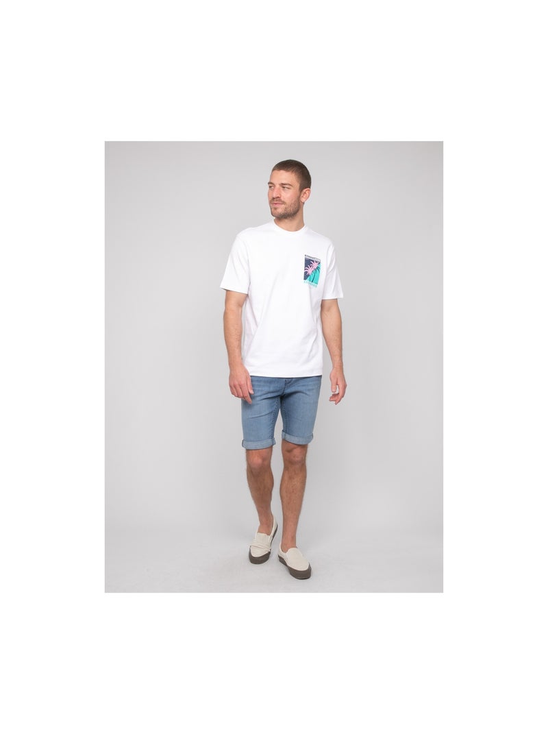T-shirt oversize coton nahatol Blanc - Kiabi