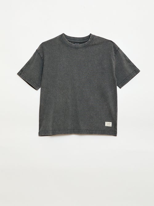 T-shirt oversize effet délavé - Kiabi