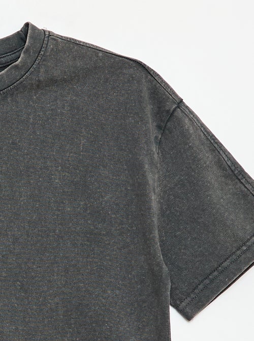 T-shirt oversize effet délavé - Kiabi