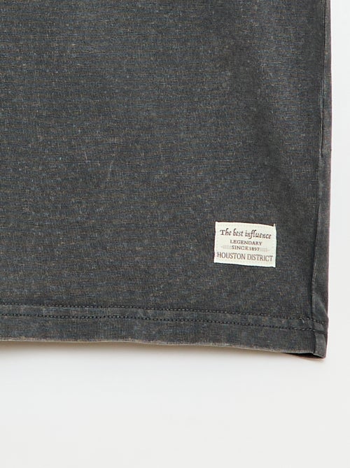 T-shirt oversize effet délavé - Kiabi