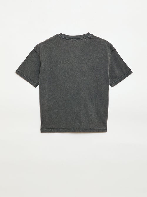 T-shirt oversize effet délavé - Kiabi