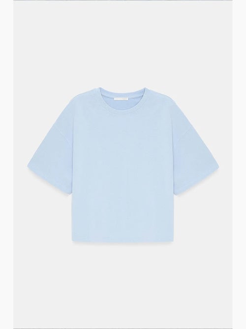 T-shirt oversize en coton à col rond dilvin - Kiabi T-shirt oversize en coton à col rond dilvin - Kiabi