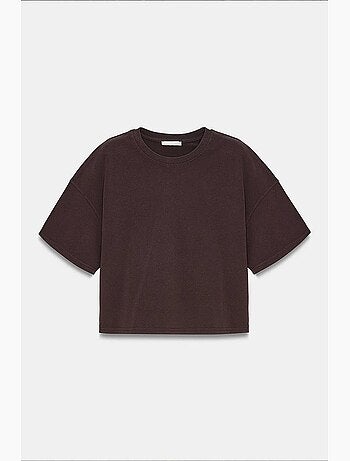T-shirt oversize en coton à col rond dilvin