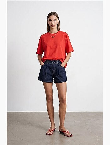 T-shirt oversize en coton à col rond dilvin