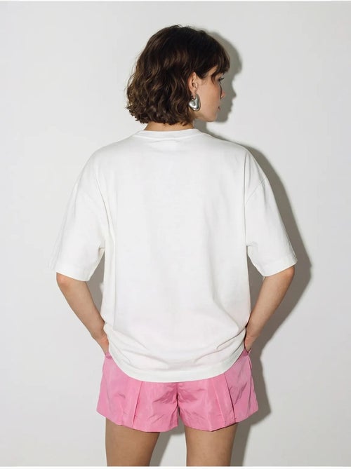 T-shirt oversize en coton à imprimé léopard lucci - Kiabi T-shirt oversize en coton à imprimé léopard lucci - Kiabi