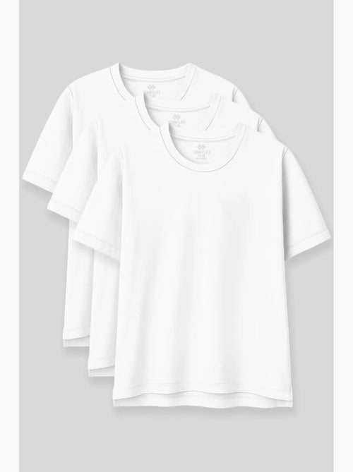 T-shirt oversize en coton et modal à col rond tommy - Kiabi T-shirt oversize en coton et modal à col rond tommy - Kiabi