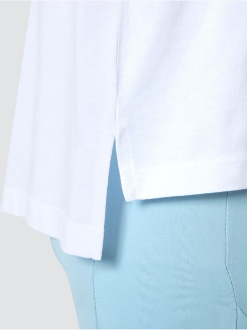 T-shirt oversize en coton et modal à col rond tommy - Kiabi T-shirt oversize en coton et modal à col rond tommy - Kiabi