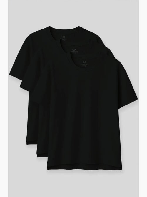 T-shirt oversize en coton et modal à col rond tommy - Kiabi T-shirt oversize en coton et modal à col rond tommy - Kiabi