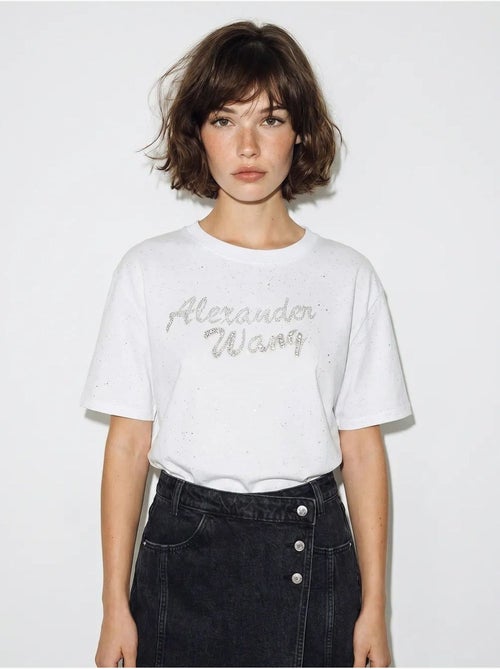 T-shirt oversize en jersey de coton imprimé lucci - Kiabi T-shirt oversize en jersey de coton imprimé lucci - Kiabi