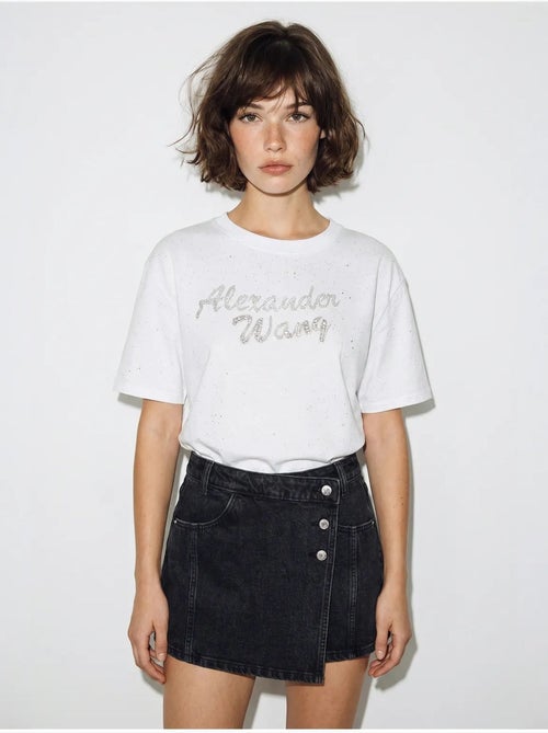 T-shirt oversize en jersey de coton imprimé lucci - Kiabi T-shirt oversize en jersey de coton imprimé lucci - Kiabi