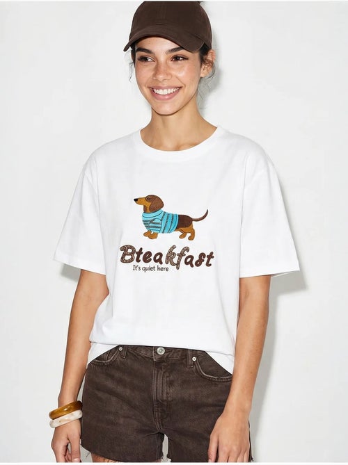 T-shirt oversize en jersey de coton imprimé lucci - Kiabi T-shirt oversize en jersey de coton imprimé lucci - Kiabi