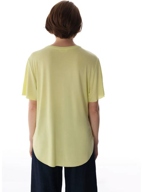 T-shirt oversize en modal à col rond penti - Kiabi T-shirt oversize en modal à col rond penti - Kiabi