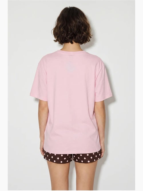 T-shirt oversize imprimé à col v lucci - Kiabi T-shirt oversize imprimé à col v lucci - Kiabi