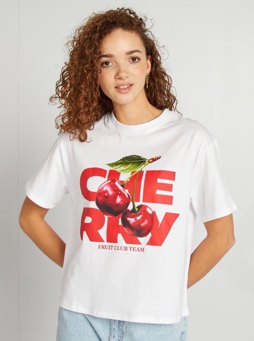 T-shirt oversize imprimé - Kiabi