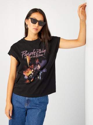 T-shirt oversize imprimé 'Prince'