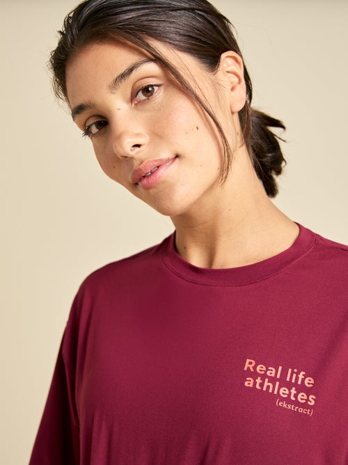 T-shirt oversize multi-sport - (ekstract) - Kiabi