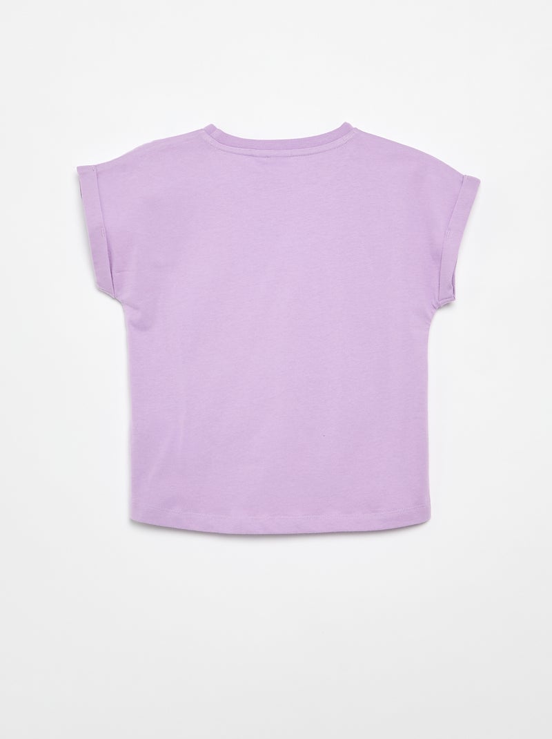 T-shirt 'Pat' Patrouille' à manches courtes Mauve/lilas - Kiabi