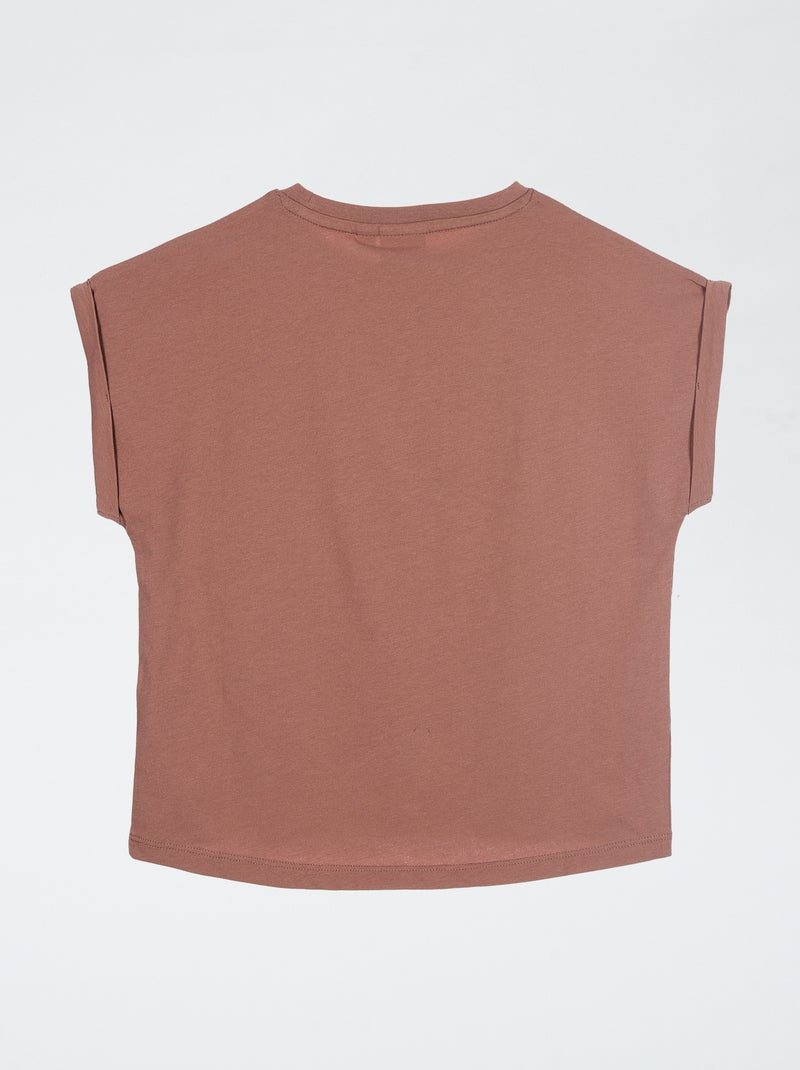 T-shirt 'Pat'Patrouille' sans manches Marron - Kiabi
