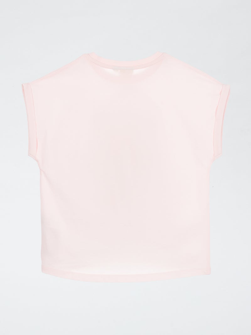 T-shirt 'Pat'Patrouille' sans manches Rose - Kiabi