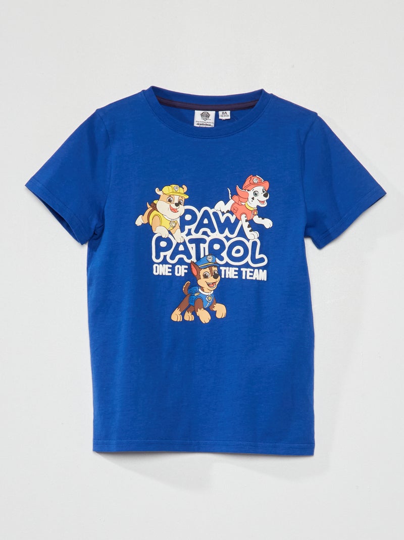 T-shirt 'PAW Patrol' BLAUW - Kiabi
