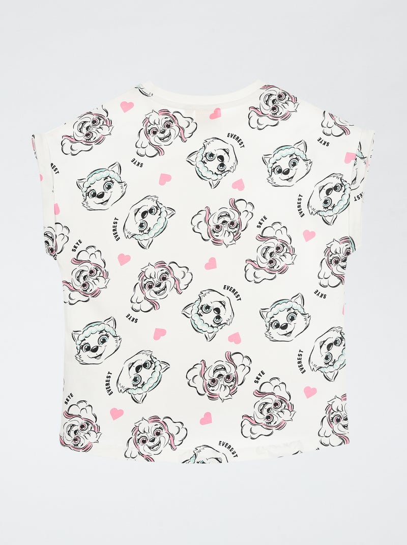 T-shirt 'PAW Patrol' mouwloos Wit - Kiabi