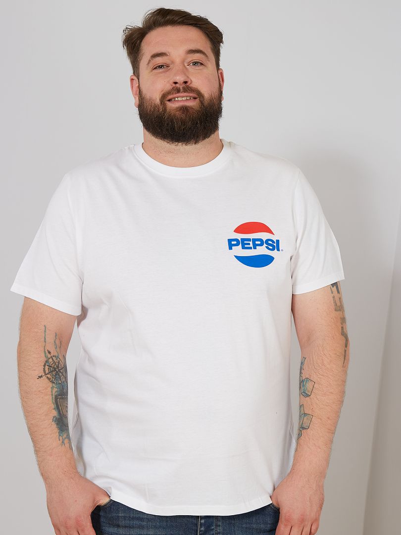 T-shirt 'Pepsi' blanc - Kiabi