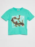 T-shirt 'Pikachu' 'Pokémon' GROEN - Kiabi