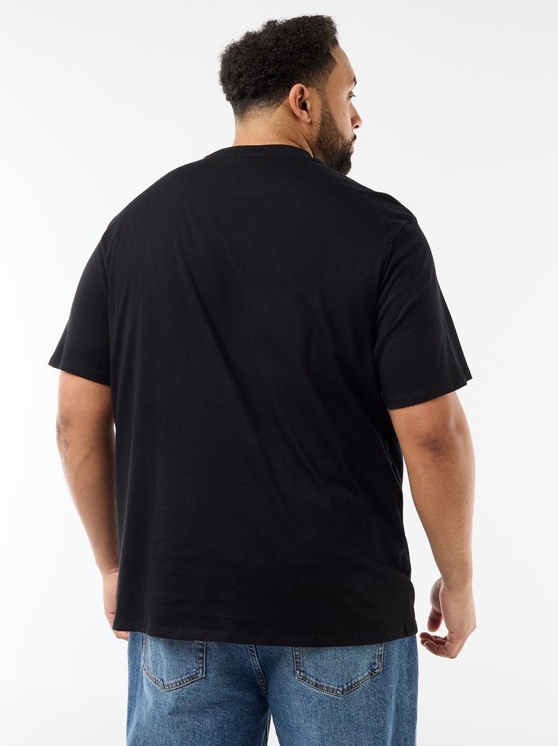 T-shirt 'Pikachu' 'Pokémon' met korte mouwen Zwart - Kiabi