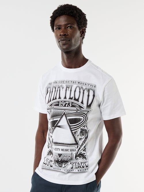 T-shirt 'Pink Floyd' à manches courtes - Kiabi
