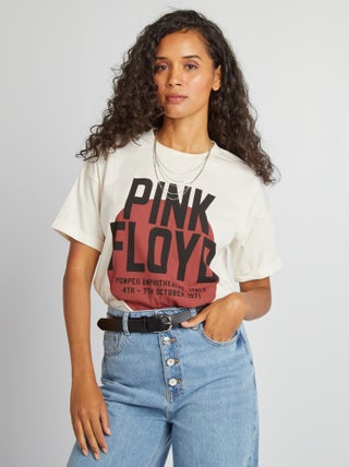 T-shirt 'Pink Floyd' en jersey