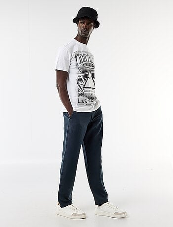 T-shirt 'Pink Floyd' met korte mouwen