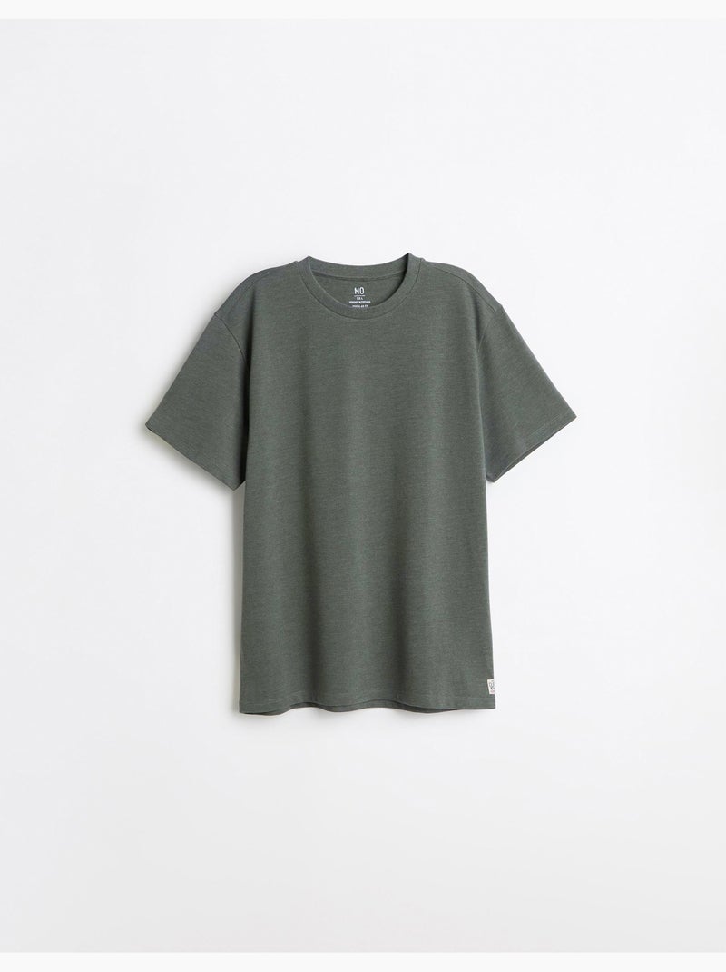 T-shirt piquet, mo fashion Groen - Kiabi