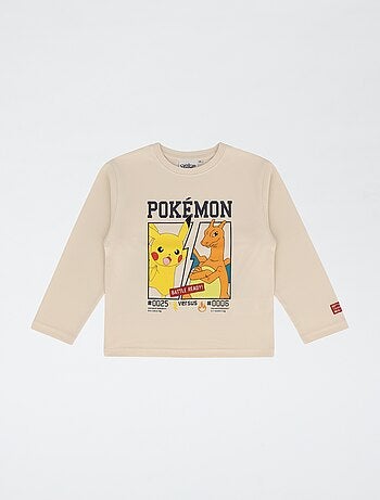 T-shirt 'Pokémon' imprimé à manches courtes