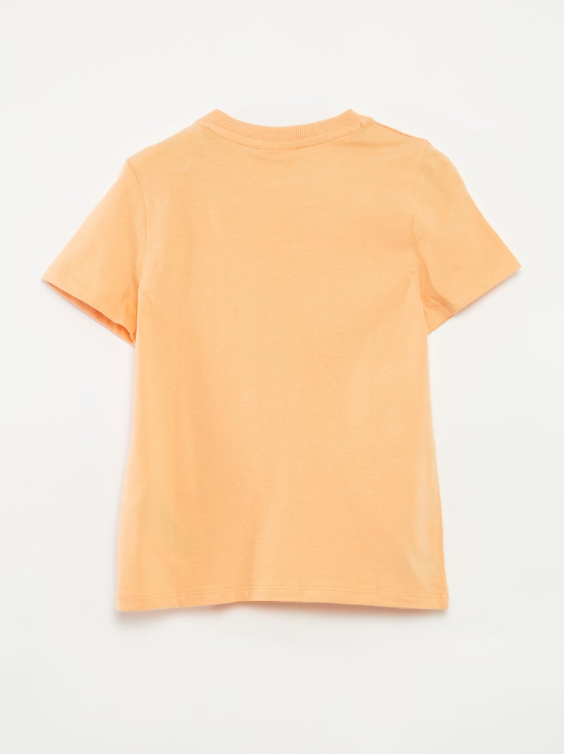 T-shirt 'Pokémon' met korte mouwen - collectie gemakkelijk aan te trekken ORANJE - Kiabi