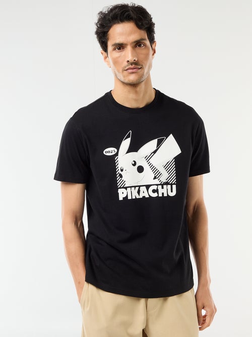 T-shirt 'Pokemon' 'Pikachu' à manches courtes - Kiabi
