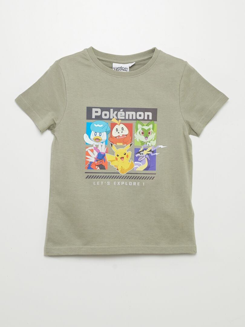 T-shirt 'Pokémon' Vert - Kiabi
